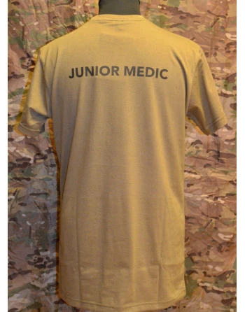LANCER - T-shirt, MTS-Khaki m. Slesvigske Fodregiments Regimentsmærke