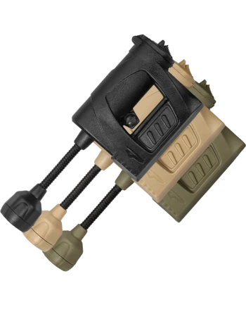 LANCER T-shirt i MTS-Khaki, m. Trænregimentets Regimentsmærke trykt på brystet