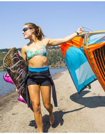 Dutch Para Wing, PVC  on Velcro, Black/white/blue